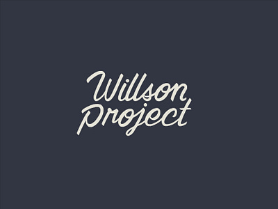 Commercial Arts : Willson Project branding commercial arts lettering meditationsss merch script sign painting type
