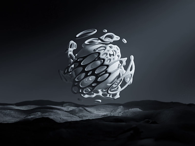 Alien Landscape👽 3d 3d animation abstract after effects alien animation blackandwhite blender blender animation environment landscape motion design motion graphics real time science fiction textures