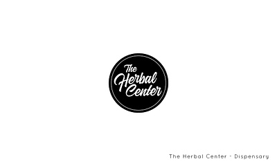 Logo: The Herbal Center (Cannabis Dispensary in Denver, CO) branding cannabis colorado denver design illustration logo logo design marijuana type typography weed