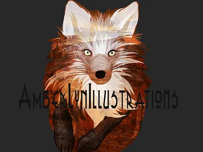 Fox Vector Double Exposure animals autumn double exposure fall fox fresco illustration nature vector