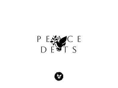 Peacedets 2.0 bird graphic design illustration logo