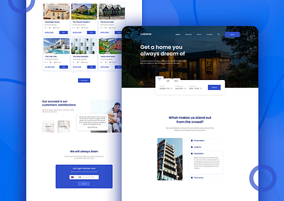 Real Estate PropTech Service Website Design proptech real estate ui ux website