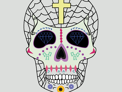 Dia de los muertos (2022) adobe adobe illustrator adobe photoshop art artwork colors design digital digital art digital illustration graphic design identity illustration logo pattern print skull vector visual design visual identity