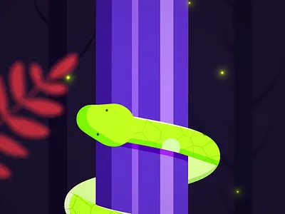 The crawler 🐍 after effects animated animation colorful cute motion graphics snake