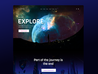 Landing Page Parallax Effect Experiment by Figma animation branding design figma graphic design interactive parallax effect prototype ui ux website