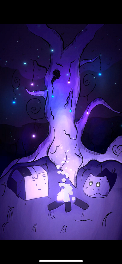 The Tree of Life animation cuteart digitalart illustration magicalforest unity