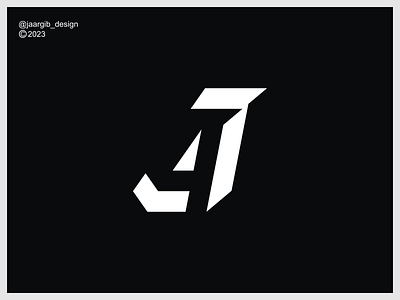 J4 / 4J Monogram Logo 4 4j design fashion illustration j j4 letter logo modern monogram style vector
