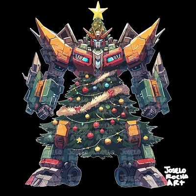 Artificial Christmas Tree Robot christmas circuits
