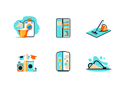 Vector illustration for cleaning company