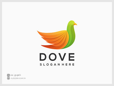 Dove Logo Design animal bird brand design dove illustration logo vector