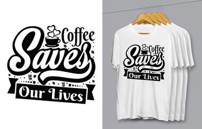 Custom Typography Coffee T-Shirt Design coffee t shirt vntage coffee t shirt