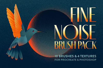 Fine Noise Brush Pack brush brushes fine noise brush pack grain grainy illustration noise photoshop procreate procreate brush set textures