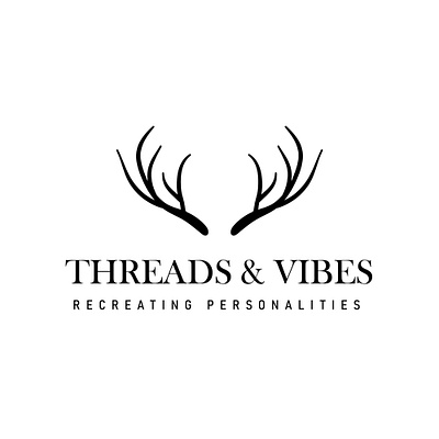 Threads & vibes logo logo logo design