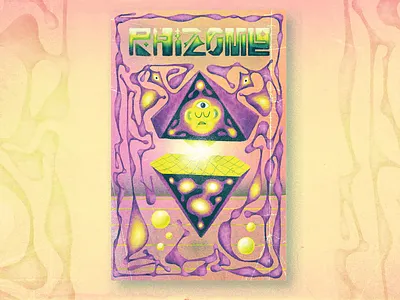 Philosophy Poster blob haener handlettering illustration poster rave trippy type weird y2k