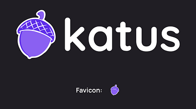 Logo for Katus design graphic design illustration logo typography vector