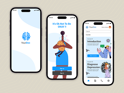 YouDoc mobile app branding figma ui ux