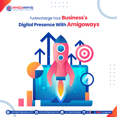 Turbocharge your business's digital presence with Amigoways amigoways amigowaysappdevelopers amigowaysteam