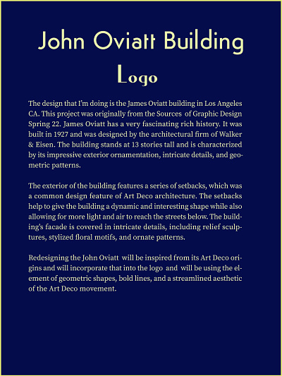 Posters for John Oviatt Building building graphic design posters typography