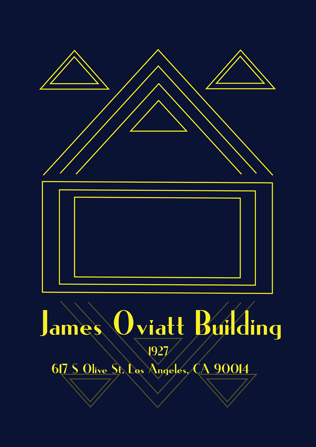 Posters for John Oviatt Building by Bernie Flood on Dribbble