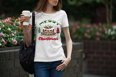 Christmas T shirt custom design graphic design logo t shirt t shirt design typography