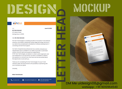 Professional Letterhead Creation Services corporate design figma graphic design illustration letterhead logo ui