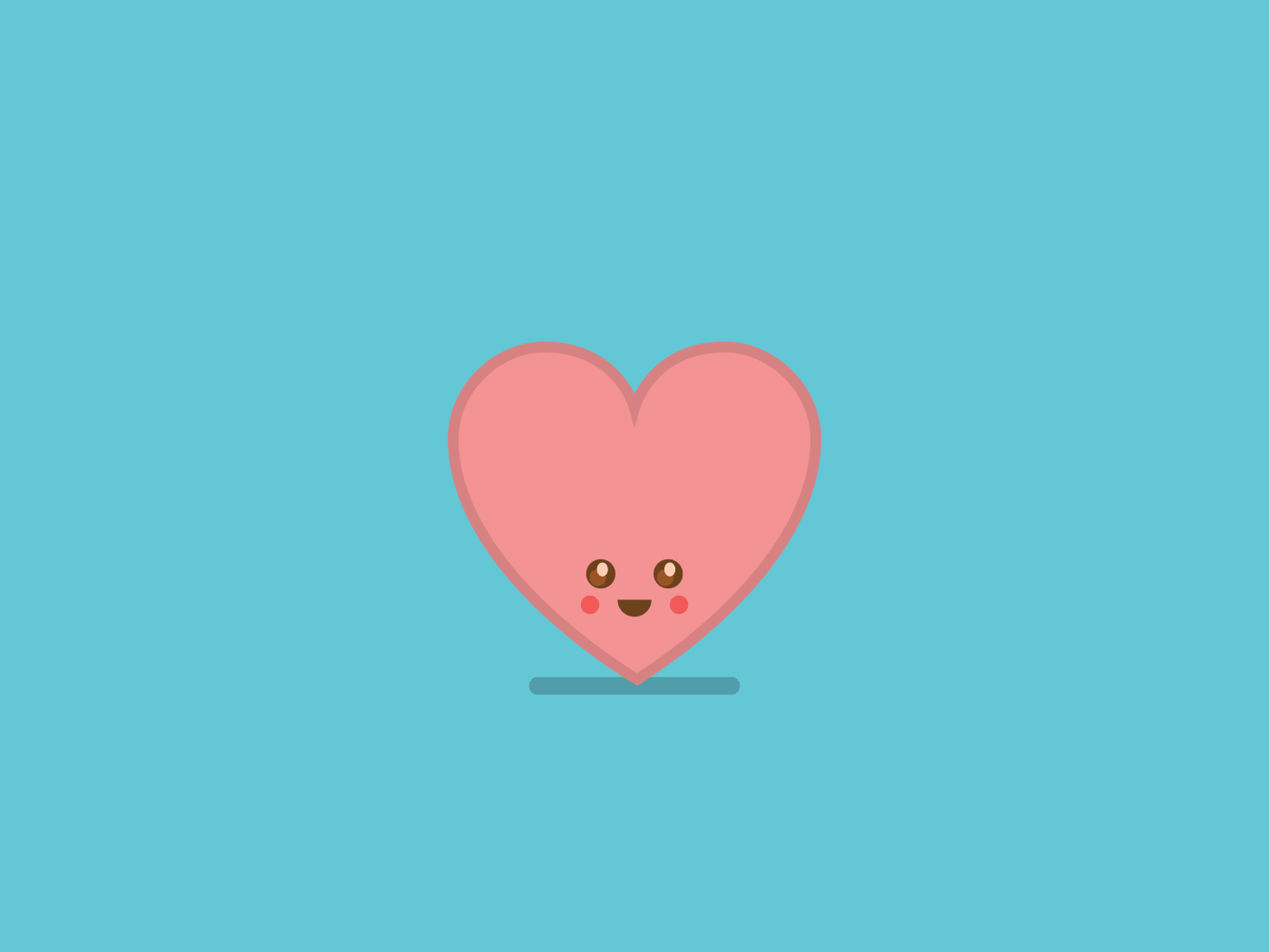 Sweetheart 2d animation aftereffects animation character cherry chocolate chocolate sauce cute flow fun heart love motion design motion graphics