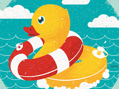 Lifeguard digital art digital graphic digital illustration drawing duck illustration lifeguard maxter maxter illustration ocean sea vector vector drawing vector illustration vectro graphic