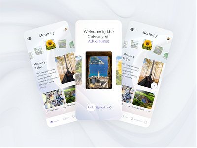 Discover The World Travel App app app design design interface minimal popular shot tour travel travel app ui uidesign