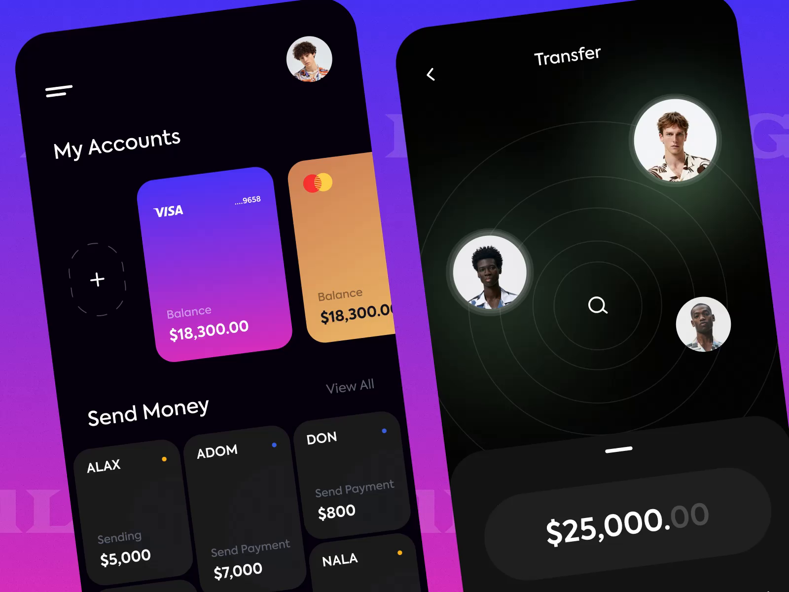 Mobile Banking App by Adom on Dribbble