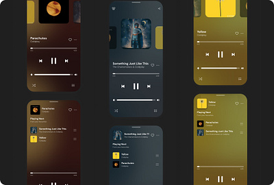 Music Player branding dailyui design dribbble illustration logo productdesign saas ui ux webdesign