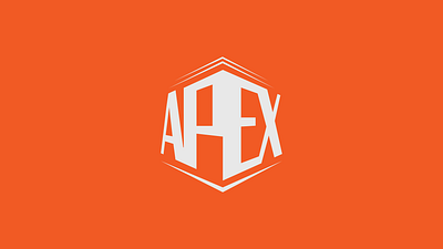APEX Logo apex branding construction engineer logo orange