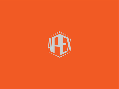 APEX Logo apex branding construction engineer logo orange