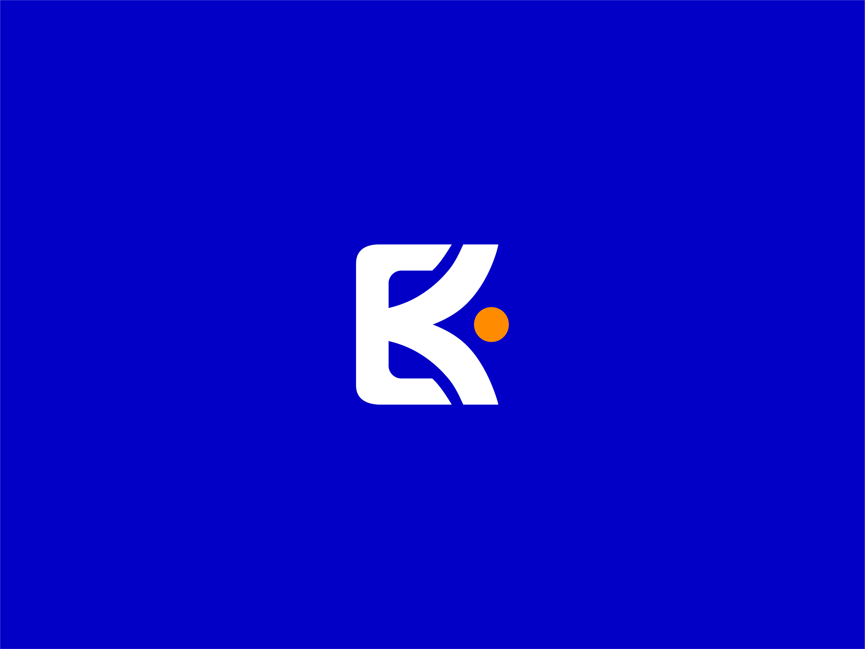 Emad Kashmiri Logo blue branding coach e happy hopful human k life choaching logo life coaching logo monogram orange