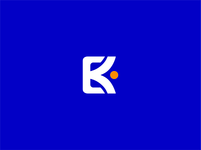 Emad Kashmiri Logo blue branding coach e happy hopful human k life choaching logo life coaching logo monogram orange