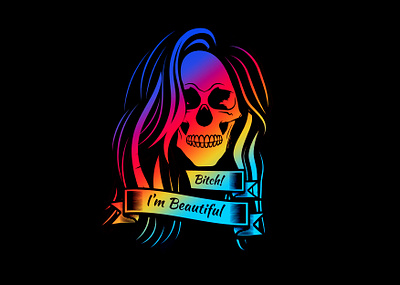 Skull T-shirt design clothing graphic design illu illustration illustrator photoshop skull sticker
