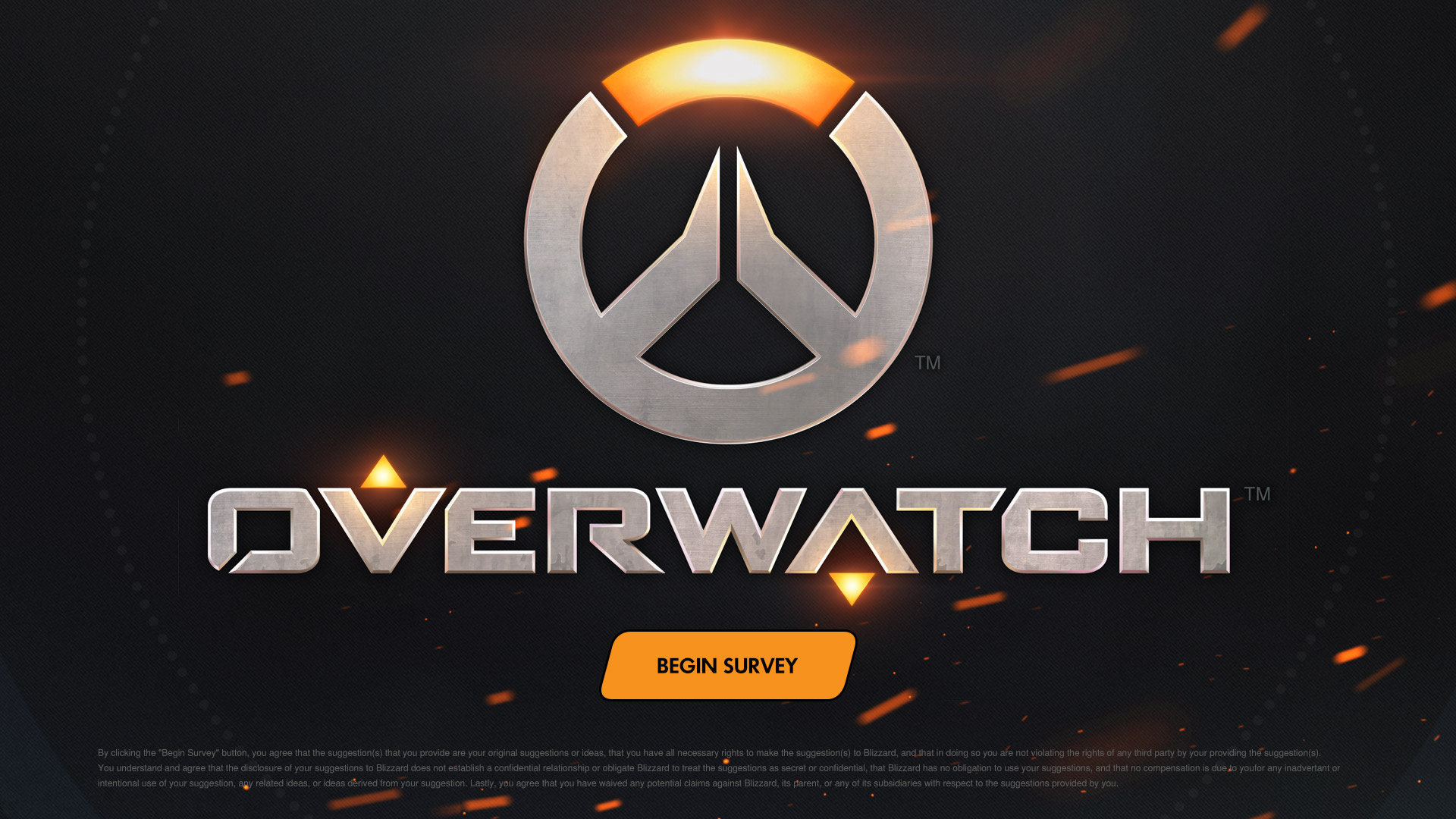 Survey Design for BlizzCon blizzard entertainment desktop gaming likert scale overwatch survey ui visual web