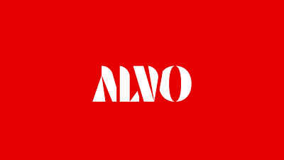 ALVO Logo bold branding cloth clothes fashion feminine girl girls logo red strong vibrant woman women