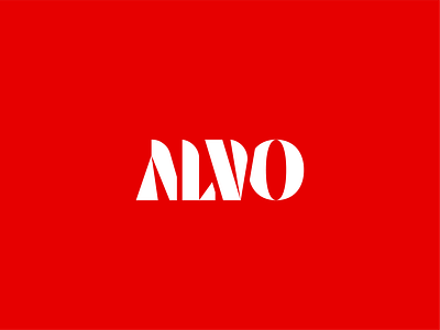 ALVO Logo bold branding cloth clothes fashion feminine girl girls logo red strong vibrant woman women