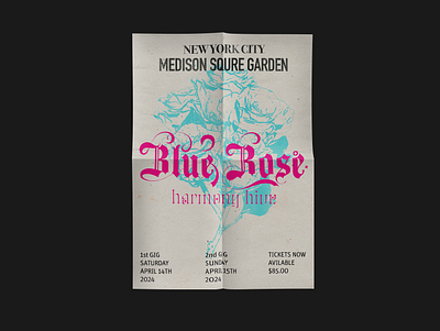 Branding - Blue Rose by harmony hive art branding design digital graphic graphic design illustration logo poster typography