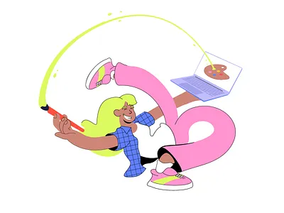 Bring colors to life animation character design color digital digital illustration illustration infographic