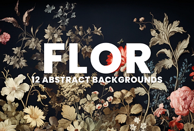 FLOR abstract art background backgrounds botanical design flor floral flowers graphic design illustration pattern wallpaper