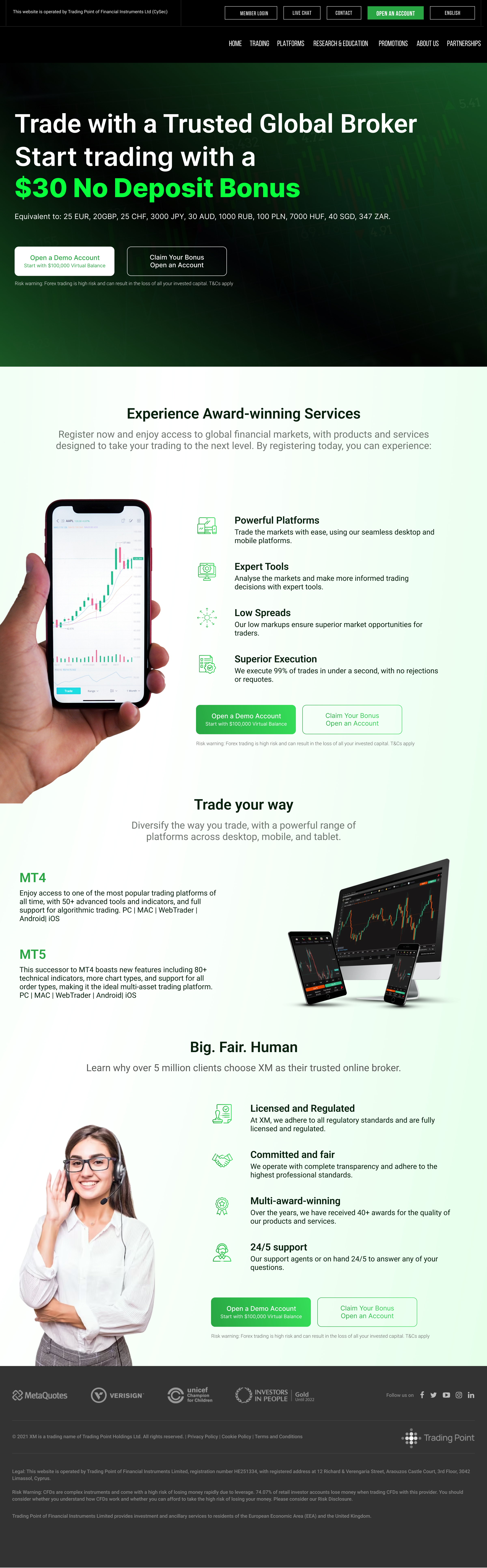 landing page uiux design
