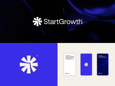 Growth branding design graphic design logo logo designer