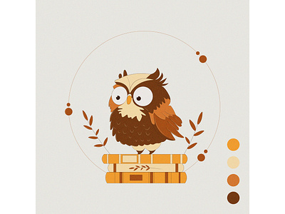 Owl adobe design graphic design illustration illustrationoftheday illustrator vector