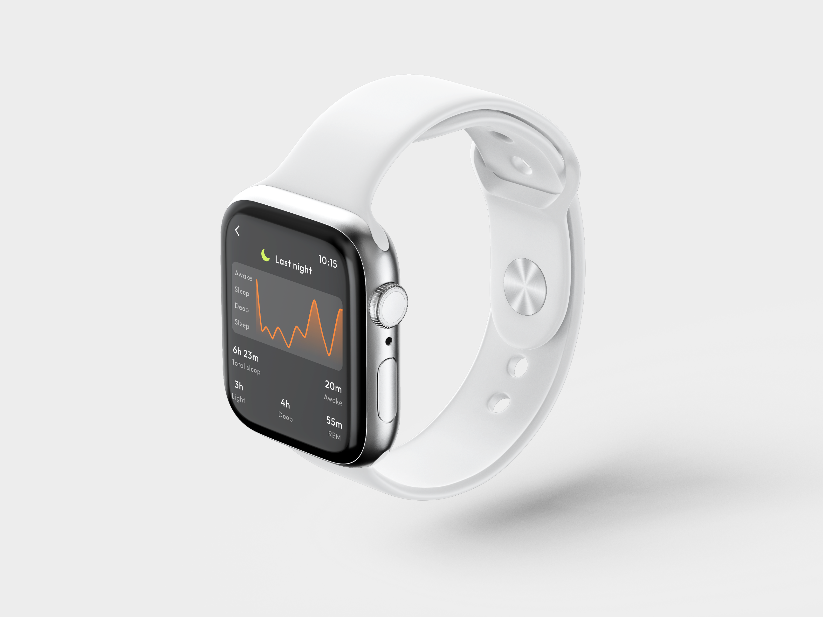 Smart Watch UI Design apple watch clean daily ui daily ui challenge gym ihpone 14 ios iphone iphone 15 minimal modern sleep smart app smartwatch tracking ui ux watch watch os watchface