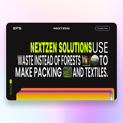 NEXTZEN SOLUTION WEB DESIGN UI 3d animation branding clean design forest web graphic design landing page logo minimal motion graphics nextzen ui ui ux ux web ui