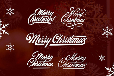 5 Merry Christmas Hand lettering christmas handlettering lettering merry christmas text xmas