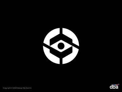 Insight View | Logomark brand identity branding dark tone elegant eye graphics design hexagon insight eye logo logo mark logomark media logo minimalist modern symbol vector logo vision logo visual design