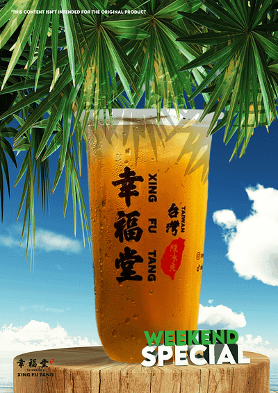 Promotion Poster branding design graphic fresh poster promotion tea