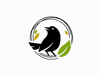 Bird Logo circle line